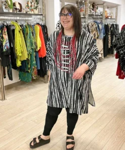 Trine Kryger Simonsen Liv Tunic, Black/White Trine Kryger Simonsen