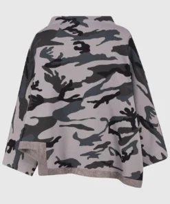 Alembika Alembika Urban Camo Hi Lo Boxy Top, Grey