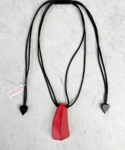 Zsiska Emocion Pendant Necklace, True Red Zsiska