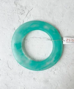 Zsiska Isla Bangle Bracelet, Aqua