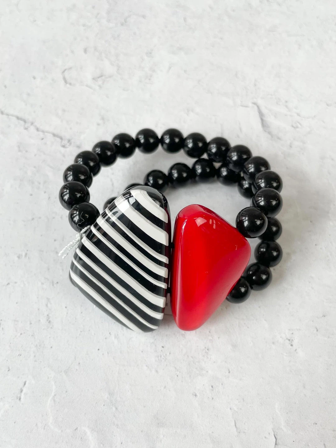 Zsiska Olivia Double Strand Bracelet, Red Zsiska