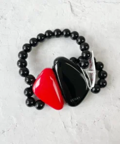 Zsiska Olivia Double Strand Bracelet, Red Zsiska