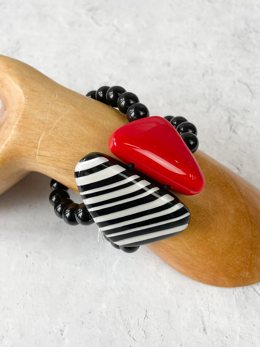 Zsiska Olivia Double Strand Bracelet, Red Zsiska