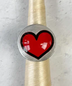 Zsiska Pop Art Ring, Red