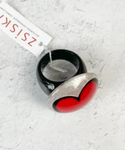 Zsiska Pop Art Ring, Red