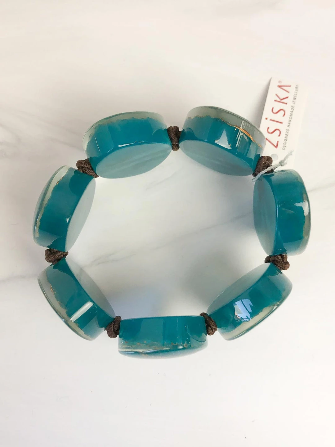 Zsiska Rhea Bracelet, Teal Zsiska